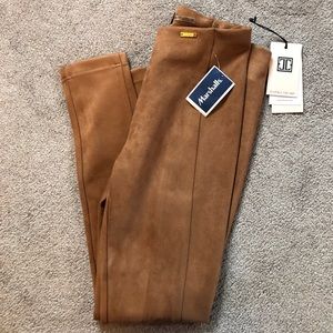 Suede pants